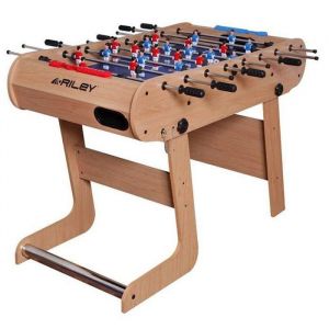 Baby-Foot RILEY 4Ft - Pliable à la verticale - Couleur Bois-517