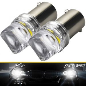 Ampoules LED BA9S - XUKEY - 2x 2835 SMD - Blanc x&eacute;non - 300LM - Canbus sans erreur