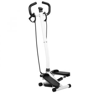 FLASIDU Mini Stepper fitness elliptique avec corde de traction hydraulique Équipement de fitness à domicile multifonctionnel