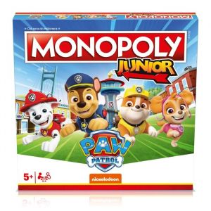 Jeu de Société - Monopoly Junior - Pat Patrouille - Édition Limitée - 2-4 Joueurs - 5 Ans et Plus