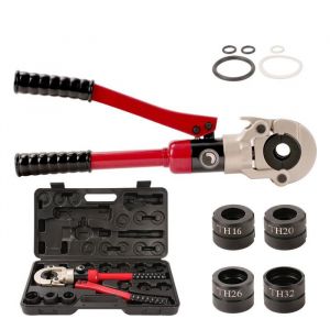 Pince à Sertir Multicouche professionnelle TEENO Pour Tuyau Plastique AluminiumAcier InoxydablePour Raccords sur Rouge