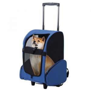 BIPLUT Sac Transport Chat Chien(15KG) Sac &agrave; Dos de Voyage Deluxe pour Animaux de Compagnie avec roulettes