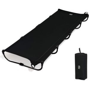 Lit de Camp Pliable Ultraléger 3kg Lit Pliant 1 Personne Portable Confortable pour Voyage Pêche Plage et Jardin