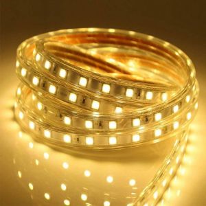 Kit complet ruban LED - YYV - 5 m&egrave;tres - 220V - IP65 - Lumi&egrave;re chaude multicolore