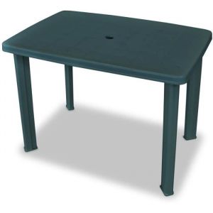 Table de Jardin  Table dext&eacute;rieur en Plastique 101 x 68 x 72 cm Vert[78]