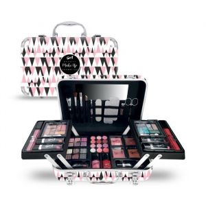 Mallette de maquillage XXXL - Design Pink and Black