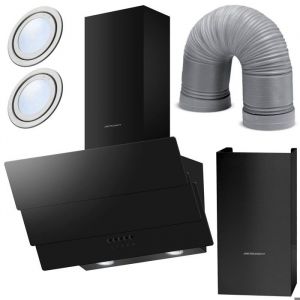 Hotte aspirante cheminée - Berdsen - BT-212 - 60 cm - Noire