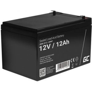 GreenCell&reg; Rechargeable Batterie AGM 12V 12Ah accumulateur au Gel Plomb Cycles sans Entretien VRLA Battery &eacute;tanche R&eacute;sistantes