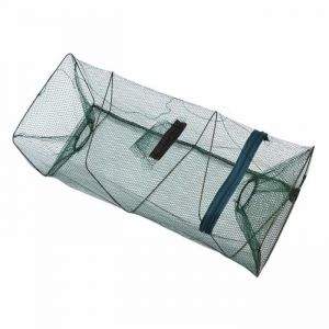 Nasse &agrave; Poisson Pliable 54x25x25 cm Nasse Ecrevisses avec Fermeture &eacute;clair Portable Filet de P&ecirc;che dupcheliry