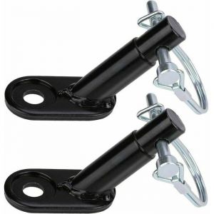 2 Pièces Attelage Remorque Vélo Adaptateur Coupleur pour Remorque Vélo Enfant ou Chien