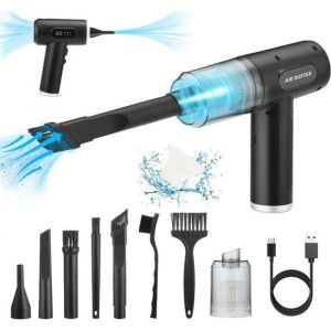 Souffleur de poussi&egrave;re sans fil &agrave; super aspiration 50000PA mod&egrave;le daffichage num&eacute;rique int&eacute;gr&eacute; batterie au lithium 6000 mAh