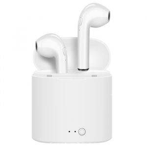 &Eacute;couteur Micro casque Oreillette Bluetooth Audio sans fil TWS I7S pour Huawei P30 Pro Couleur Blanc - Marque Yuan Yuan