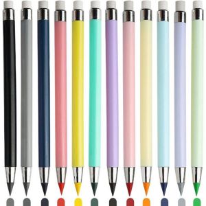 Crayons Éternels Sans Mine Crayons de Couleur Adulte Sans Taille Design Sans Encre pour Atelier Scolaire