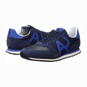 Baskets Armani Jeans Homme Bleu