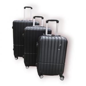 Set de 3 valises - GERARD PASQUIER - NOIR - ABS - Rigide - Trolley inclus