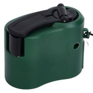 SURENHAP Chargeur &agrave; manivelle USB Chargeur de T&eacute;l&eacute;phone &agrave; Manivelle USB Lumi&egrave;re LED Chargeur dUrgence electromenager cuisson Vert