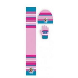 Ensemble - La reine des neiges - Bonnet &eacute;charpe et gants - 100% acrylique - Fille - Automne/Hiver