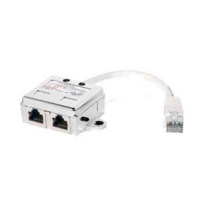 Doubleur de connexion Cat.5e blind&eacute; - EQUIP - RJ-45 m&acirc;le vers 2 femelles RJ45 - 15 cm