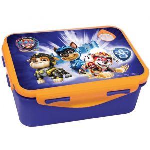 Boite goûter - PAT PATROUILLE - Orange - PVC - 17 cm x 12 cm x 7 cm