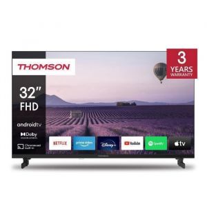 THOMSON 32 (81 cm) LED Smart FHD T&eacute;l&eacute;viseur - Android TV- (DVB-C/S2/T2 Netflix Prime Video Disney+) - 32FA2S13 - 2023