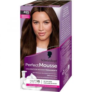 Mousse Permanente - Schwarzkopf - Perfect Mousse - Châtain Chocolat 465 - 98% Naturel