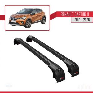 Barres de toit - ACE-2 - Renault Captur II - Aluminium - Noir - Charge utile < 300 kg