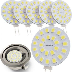 TRAHOO-Ampoule LED G4 Ronde 12 Volts Blanc Froid &eacute;quivalent Ampoule Halog&egrave;ne JC G4 12V 20W - Petite Ampoule G 4 pour Hotte de[J219]