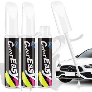 3 Pcs Stylo Retouche Peinture Carrosserie Blanc 36ml Stylo Anti Rayure Voiture Stylo R&eacute;paration Des Rayures Auto De Peinture