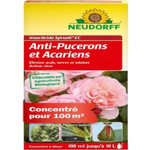 Anti-Pucerons Spruzit Concentr&eacute; 100 ml &ndash; Traitement contre pucerons pour plantes ornementales et fleurs insecticide biologique a