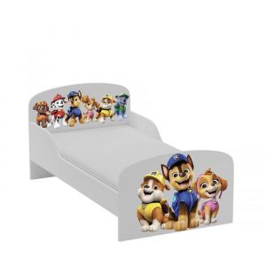 Lit dEnfant Paw Patrol Leomark–La Pat Patrouille avec Chase Stella et leurs Amis – Lattes + Matelas 70x140cm sku:102/170PP4