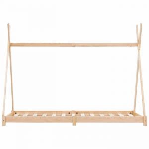 Lit enfant tipi en bois massif - PRO - LUXE 70x140 Cadre de lit denfant - Bois de pin massif 70 x 140cm hot64388814