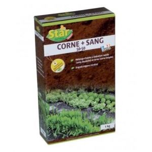 Engrais biologique Azoté corne + sang desséché - 1 kg