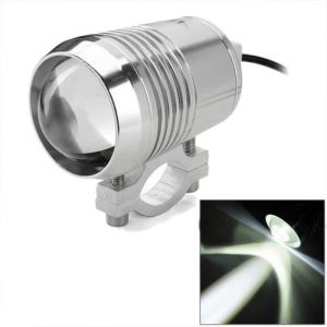 12V 30W LED Moto Phares Feux Anti-brouillard U2 Spotlight Forte/Faible Lumi&egrave;re Argent