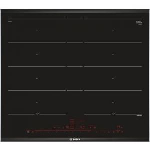 Plaque à induction Bosch Serie 8 PXY675DC1E - Noir - 4 zones - 7400 W - Commande tactile