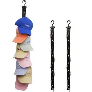 Portable Porte Casquette Porte-Chapeaux de Baseball Organisateur Casquette Mural Support de Casquette pour Rangement Casquettes