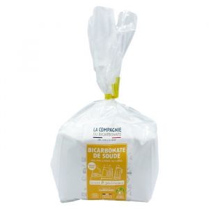 Bicarbonate de Sodium Alimentaire Grains Fins en Sachet Open-Up - 1kg - Cie Bicarbonate