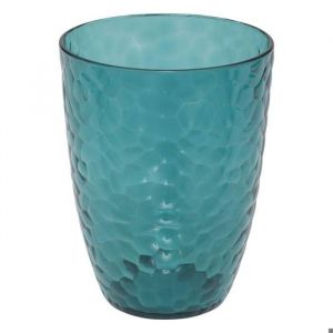 5five - verre à eau martelé estiva bleu
