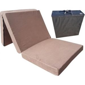 Matelas pliant 180x80x10 cm- NATALIA SPZOO - 80x180 cm - Mousse polyur&eacute;thane - Ferme