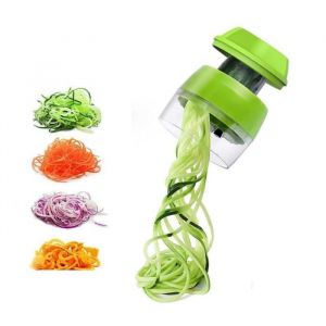 Spiraliseur de légumes Portable Coupe Légumes Spirale Coupeur de légumes Coupe égétale Eplucheur pour Courgette pour Courgette