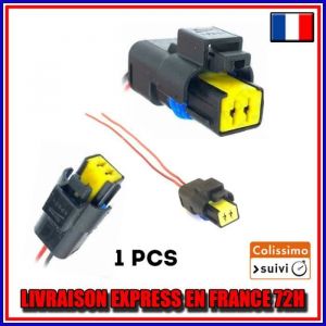 Connecteurs &eacute;tanches 2 fils Renault Citroen Peugeot majorit&eacute; des v&eacute;hicules