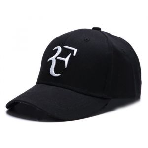 CasquetteNouvelle étoile de Tennis Roger Federer casquette 3D broderie papa casquettes de baseball unisexe Snapback - Type Black