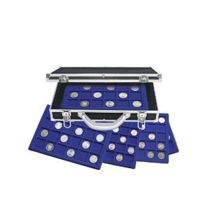 Mallette numismatique - Bleu