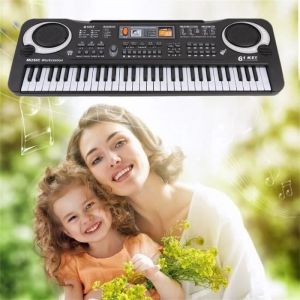 Multifonction et d&eacute;licat 61 touches num&eacute;riques musique clavier &eacute;lectronique Conseil jouet cadeau &eacute;lectrique piano orgue pour enfants