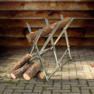 LUXS 3 Pieds Chevalet de Sciage Pliable pour La Coupe du Bois 84*80*80cm