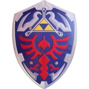 R&eacute;plique bouclier Zelda Link en m&eacute;tal 53 x 39cm Cosplay