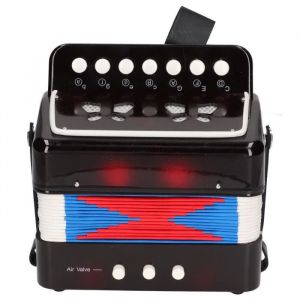 Mxzzand Accordéon pour enfant Enfants 10 touches accordéon enfants accordéon Instrument de musique jouet jeux activite Vert