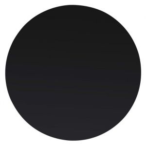 Dessus de Table Ronde Verre Trempé 500 mm Noir Plateau de Table Durable Plateau Bureau pour Salle à Manger  Tables de Bar