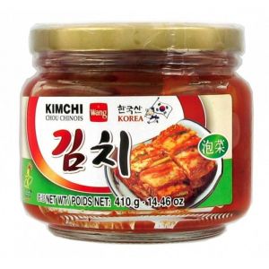 Kimchi en bocal (chou chinois pimenté) 410g - Marque WANG 6 boîtes