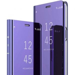 Huawei P30 Pro Miroir Housse Coque Etui à Rabat Mirror Smart View Standing 360° Protecteur Etui Coque pour Huawei P30 Pro. Flip M