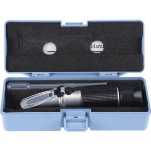 Testeur de sucre m&egrave;tre professionnel 0 ~ 32% pr&eacute;cis Brix refractom&egrave;tre bi&egrave;re testeur de jus de fruits m&egrave;tre